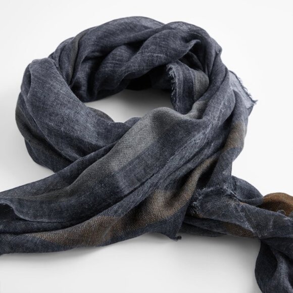 NWT ZARA Striped Scarf - Picture 1 of 6